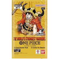 One Piece — The World's Strongest Warriors Booster Pack — Anglais