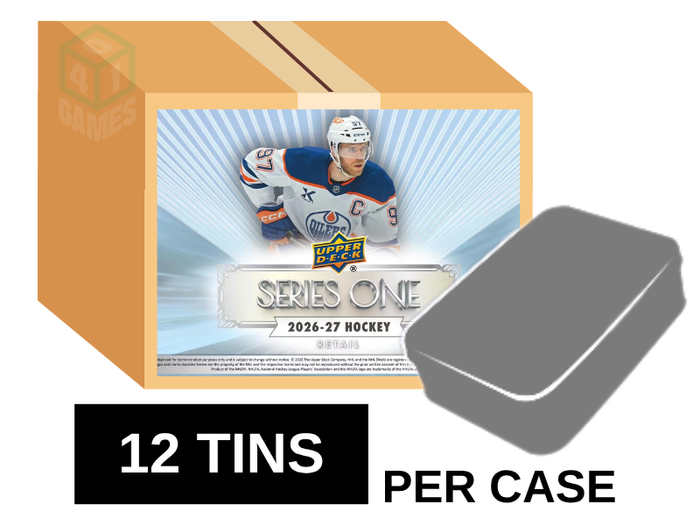2026-27 Upper Deck Series 1 Hockey 12 Tin Case — Anglais