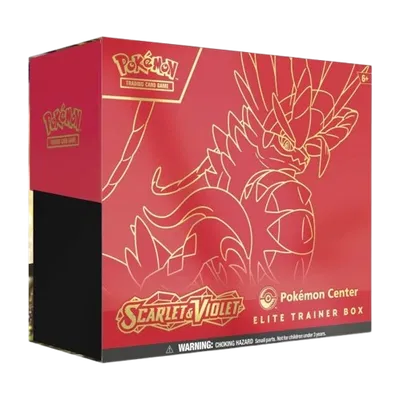 Pokémon — Scarlet & Violet Pokemon Center Elite Trainer Box (Exclusive) [Koraidon] — Anglais