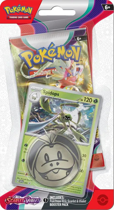 Pokémon — Scarlet & Violet Single Pack Blister [Spidops] — Anglais