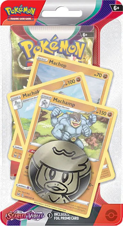Scarlet & Violet Premium Checklane Blister [Machamp] — édition anglaise