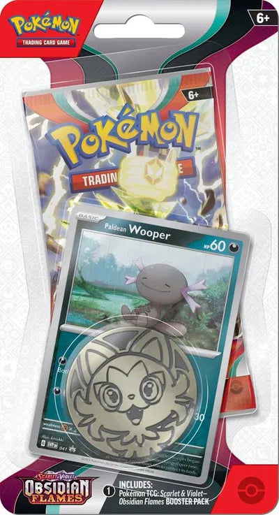 Obsidian Flames Single Pack Blister [Paldean Wooper] — édition anglaise