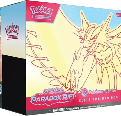 Paradox Rift Pokemon Center Elite Trainer Box (Exclusive) [Roaring Moon] — édition anglaise