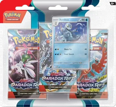 Pokémon — Paradox Rift 3 Pack Blister [Arctibax] — Anglais