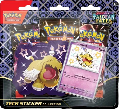 Paldean Fates Tech Sticker Collection [Greavard] — édition anglaise