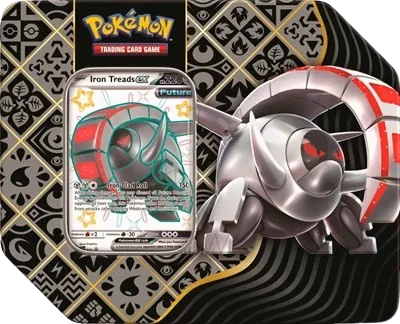 Paldean Fates Tin [Iron Treads ex] — édition anglaise
