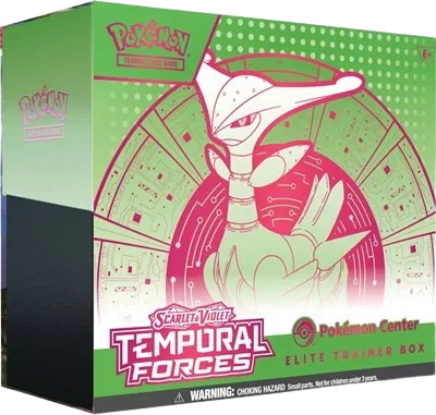 Temporal Forces Pokemon Center Elite Trainer Box (Exclusive) [Iron Leaves] — édition anglaise