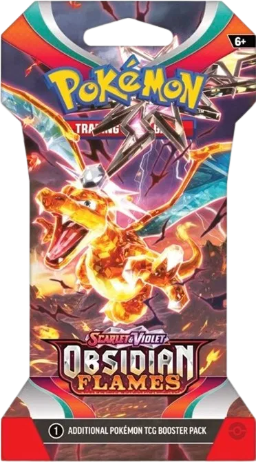 Obsidian Flames Sleeved Booster Pack — édition anglaise