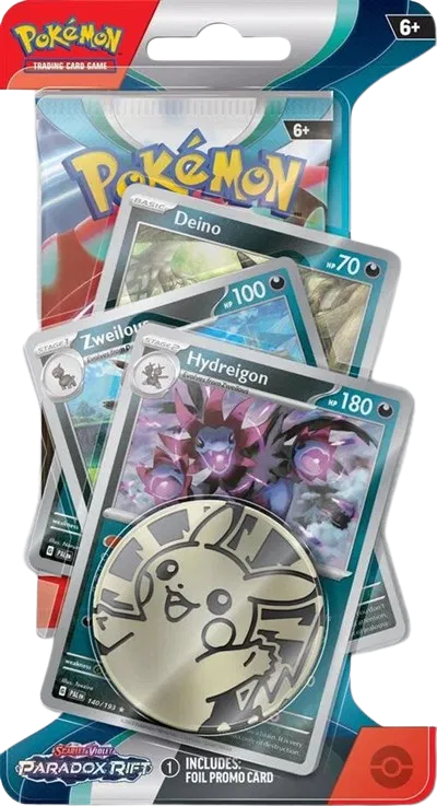 Pokémon — Paradox Rift Premium Checklane Blister [Hydreigon] — Anglais