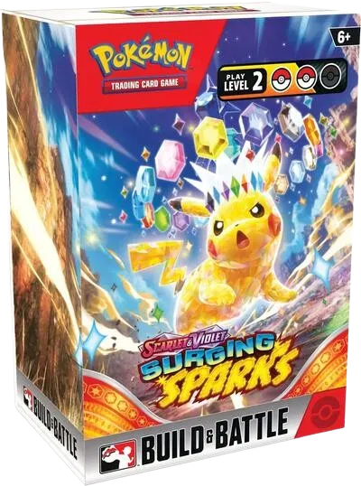 Pokémon — Surging Sparks Build and Battle Box — Anglais