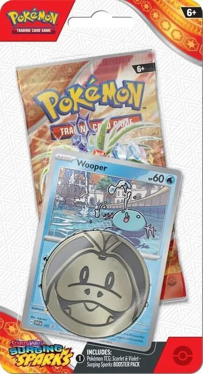 Pokémon — Surging Sparks Single Pack Blister [Wooper] — Anglais