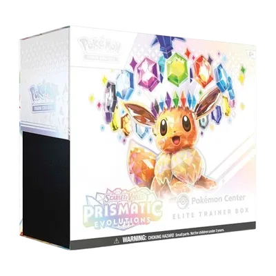 Prismatic Evolutions Pokemon Center Elite Trainer Box (Exclusive) — édition anglaise