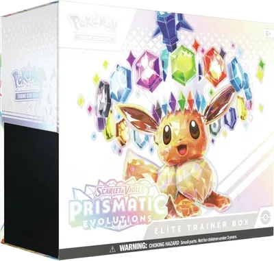 Prismatic Evolutions Elite Trainer Box — édition anglaise