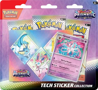 Pokémon — Prismatic Evolutions Tech Sticker Collection [Sylveon] — Anglais