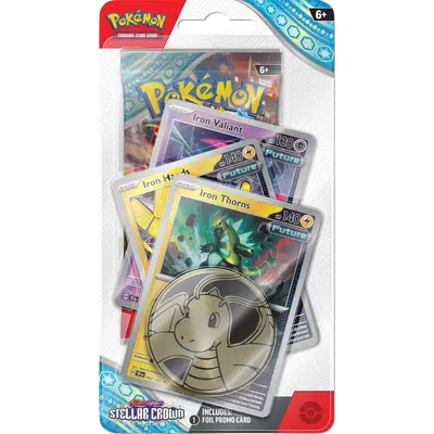 Pokémon — Stellar Crown Premium Checklane Blister [Iron Thorns] — Anglais