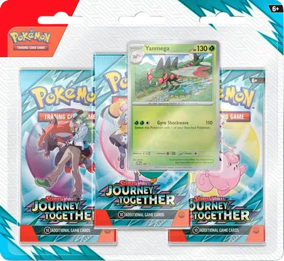 Journey Together 3 Pack Blister [Yanmega] — édition anglaise