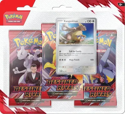 Pokémon — Destined Rivals 3 Pack Blister [Kangaskhan] — Anglais