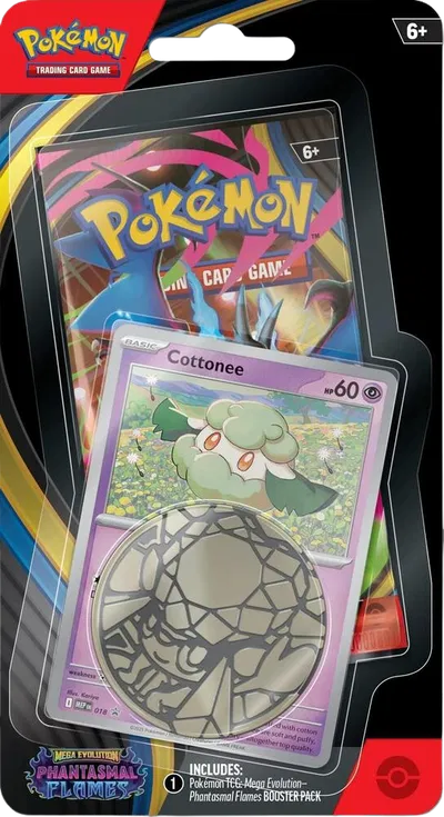 Pokémon — Phantasmal Flames Single Pack Blister [Cottonee] — Anglais
