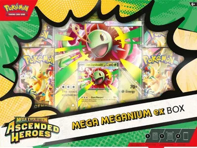 Pokémon — Ascended Heroes Mega Meganium ex Box — Anglais