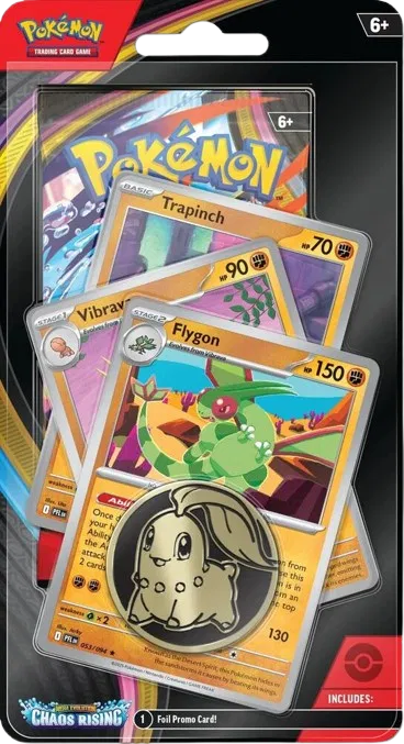 Pokémon — Chaos Rising Premium Checklane Blister [Flygon Line] — Anglais