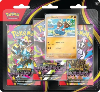 Pokémon — Pitch Black 3 Pack Blister [Binacle] — Anglais