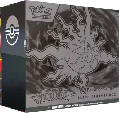 Pitch Black Pokemon Center Elite Trainer Box (Exclusive) — édition anglaise