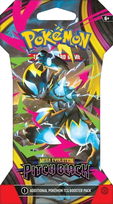 Pokémon — Pitch Black Sleeved Booster Pack — Anglais
