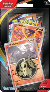 Pokémon — Chaos Rising Single Pack Blister [Reshiram/Moltres] — Anglais