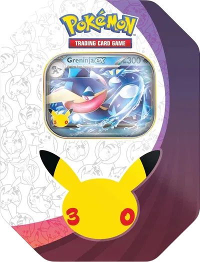 Pokémon — 30th Celebration Tin [Greninja ex] — Anglais