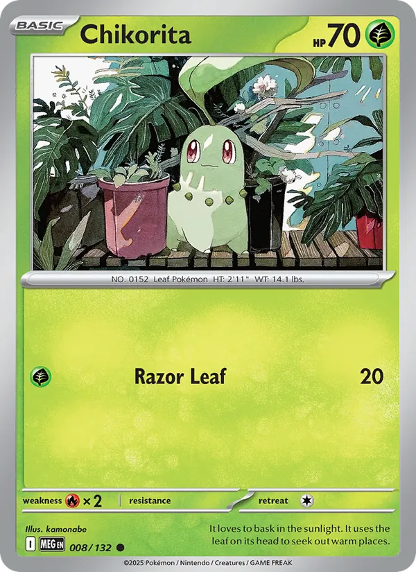 Chikorita — 008/132 — Mega Evolution