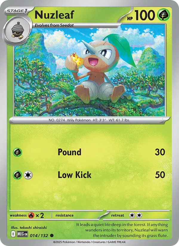 Nuzleaf — 014/132 — Mega Evolution