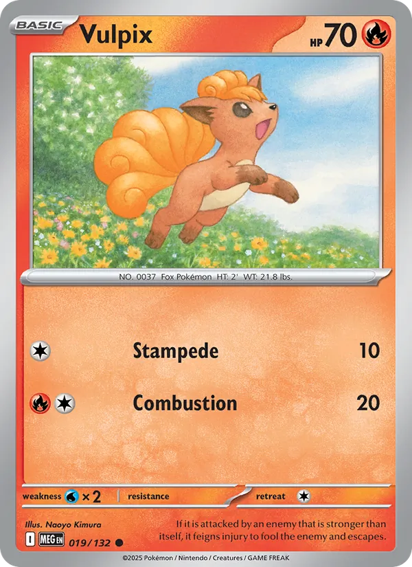 Vulpix — 019/132 — Mega Evolution