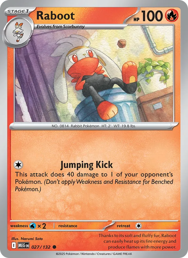 Raboot — 027/132 — Mega Evolution