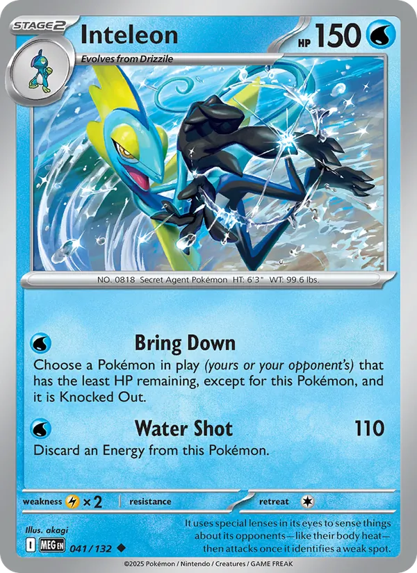 Inteleon — 041/132 — Mega Evolution