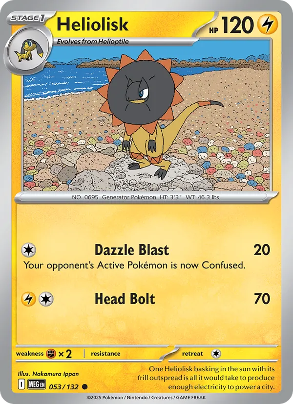 Heliolisk — 053/132 — Mega Evolution