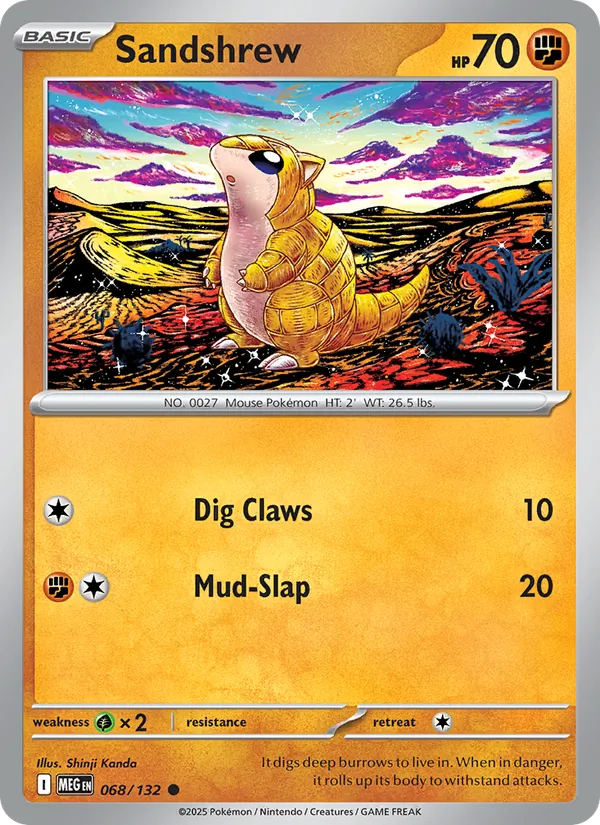 Sandshrew — 068/132 — Mega Evolution