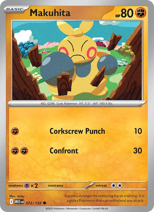 Makuhita — 072/132 — Mega Evolution