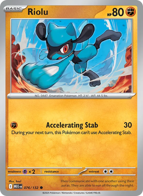 Riolu — 076/132 — Mega Evolution