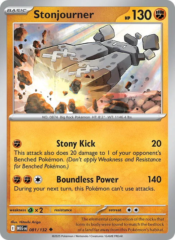 Stonjourner — 081/132 — Mega Evolution