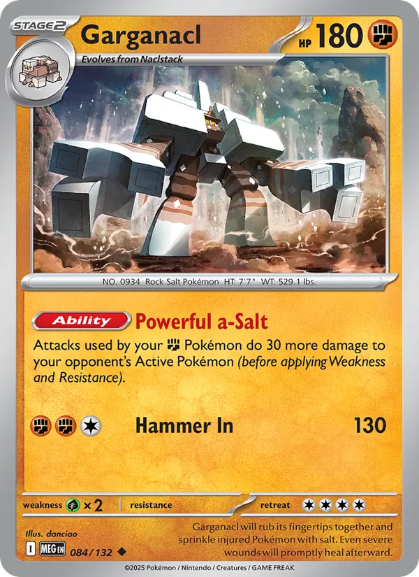 Garganacl — 084/132 — Mega Evolution