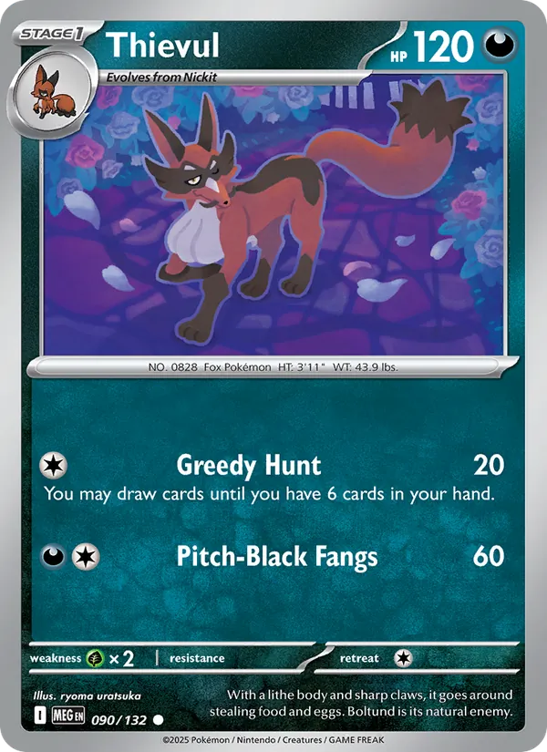 Thievul — 090/132 — Mega Evolution