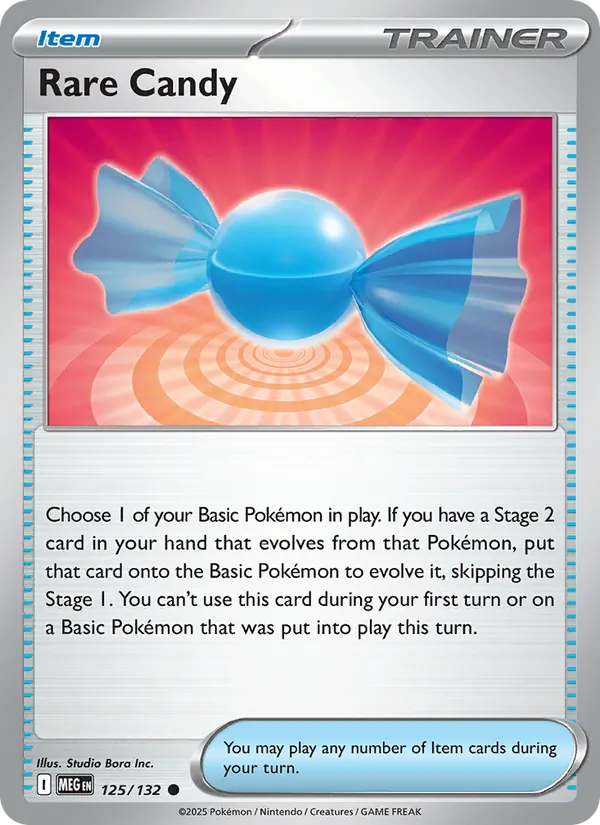 Rare Candy — 125/132 — Mega Evolution