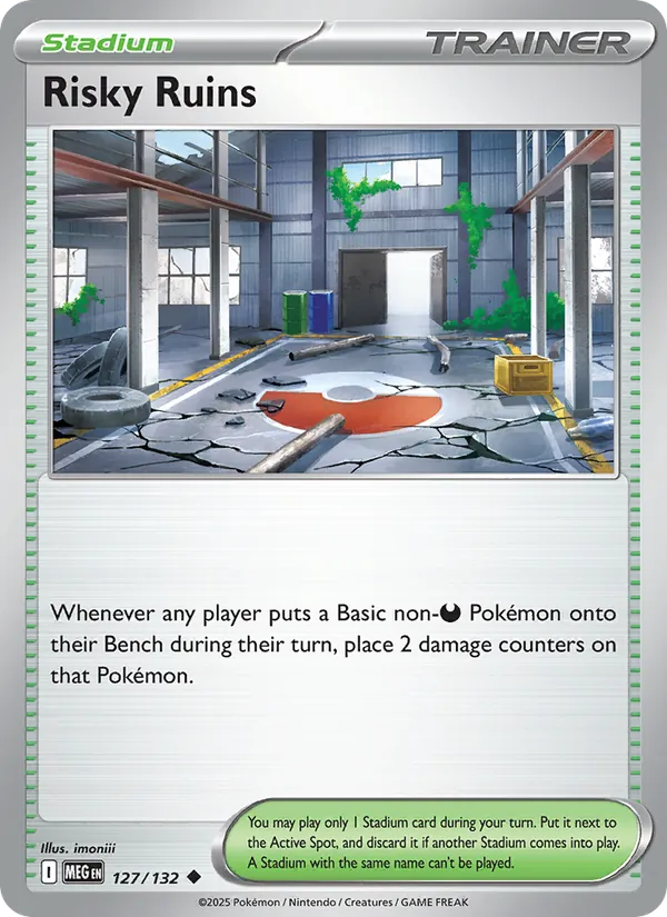 Risky Ruins — 127/132 — Mega Evolution