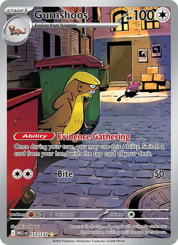 Gumshoos — 153/132 — Mega Evolution