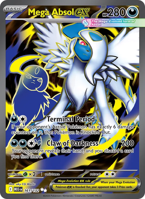Mega Absol ex — 161/132 — Mega Evolution
