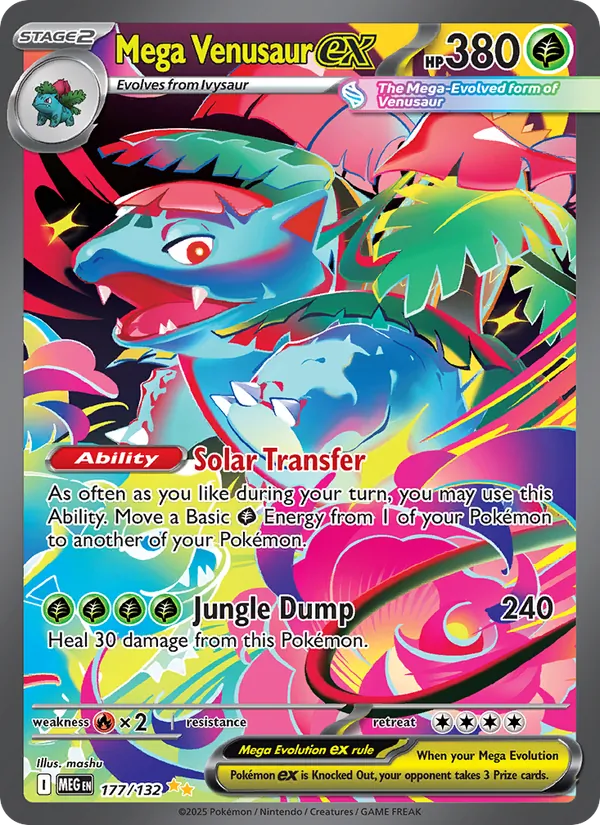Mega Venusaur ex — 177/132 — Mega Evolution