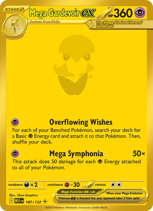 Mega Gardevoir ex — 187/132 — Mega Evolution