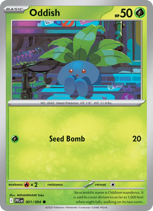 Oddish 001/94 — Phantasmal Flames