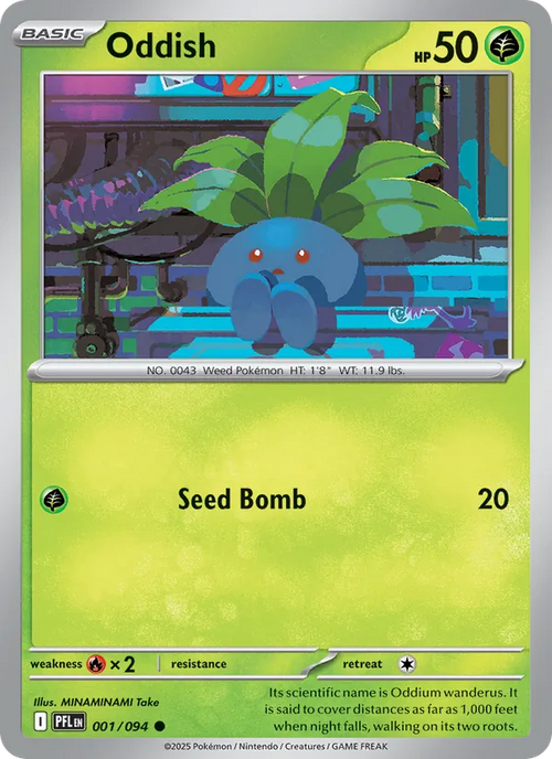 Oddish 001/94 — Phantasmal Flames