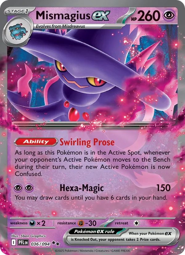 Mismagius ex 036/94 — Phantasmal Flames